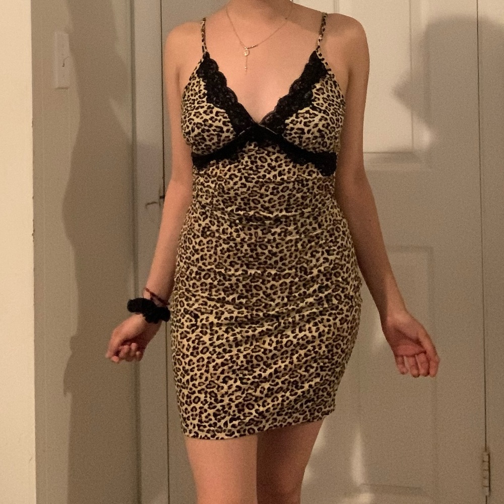 Cheetah Print Bodycon Dress